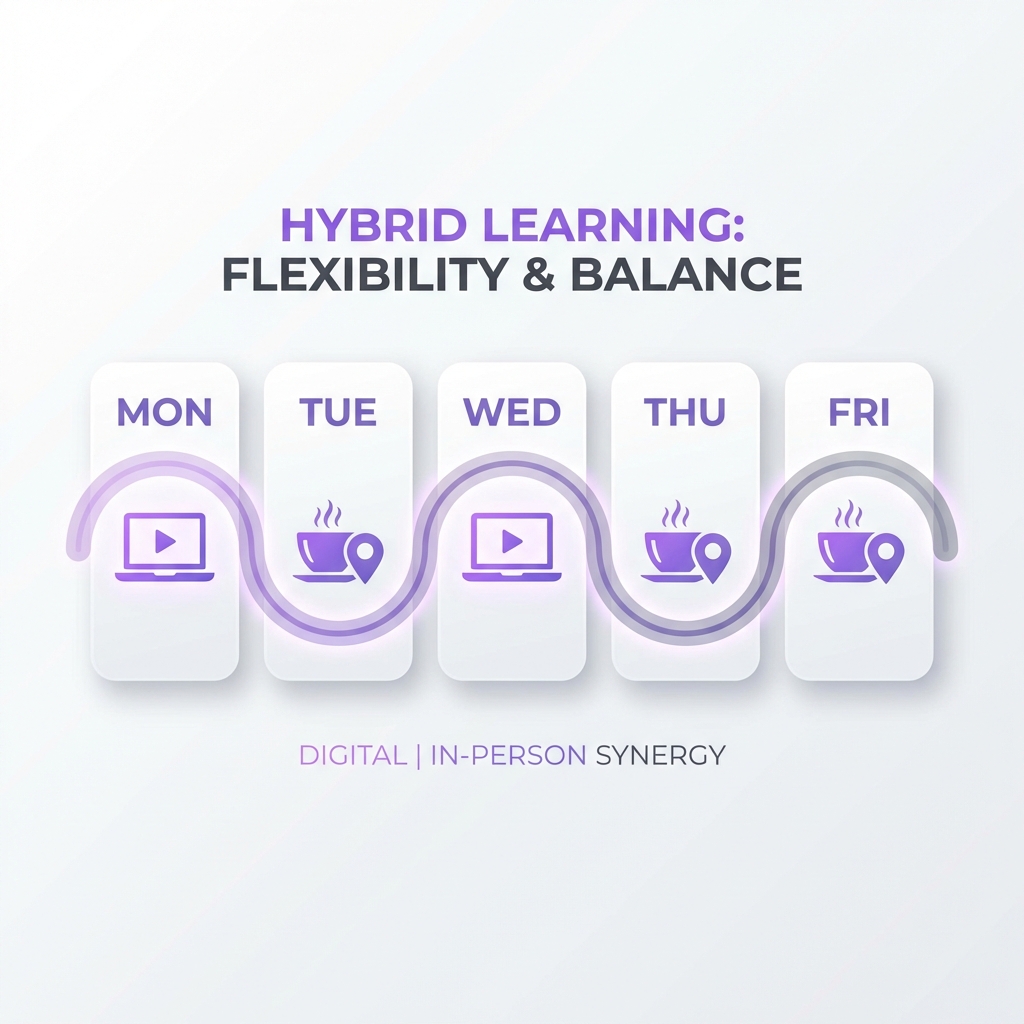 Model hybrydowy nauki angielskiego