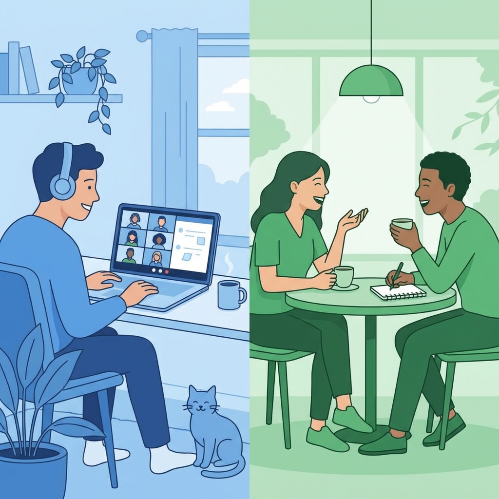 Online vs stacjonarnie